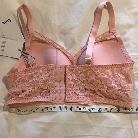 NWT KNIX Lace Bustier-Rose Water Pink-Large - Picture 5 of 6
